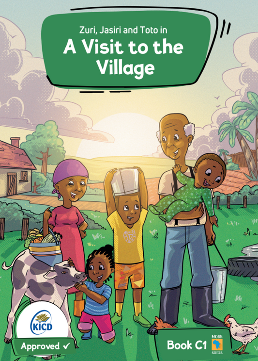 edelan kay, picture book, diverse children's books, a visit to the village by more africa series, a visit to the village, more africa series