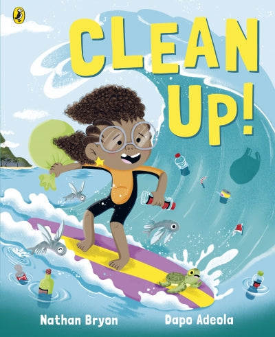edelan kay, picture book, diverse children's books, clean up by nathan bryon, clean up, nathan bryon