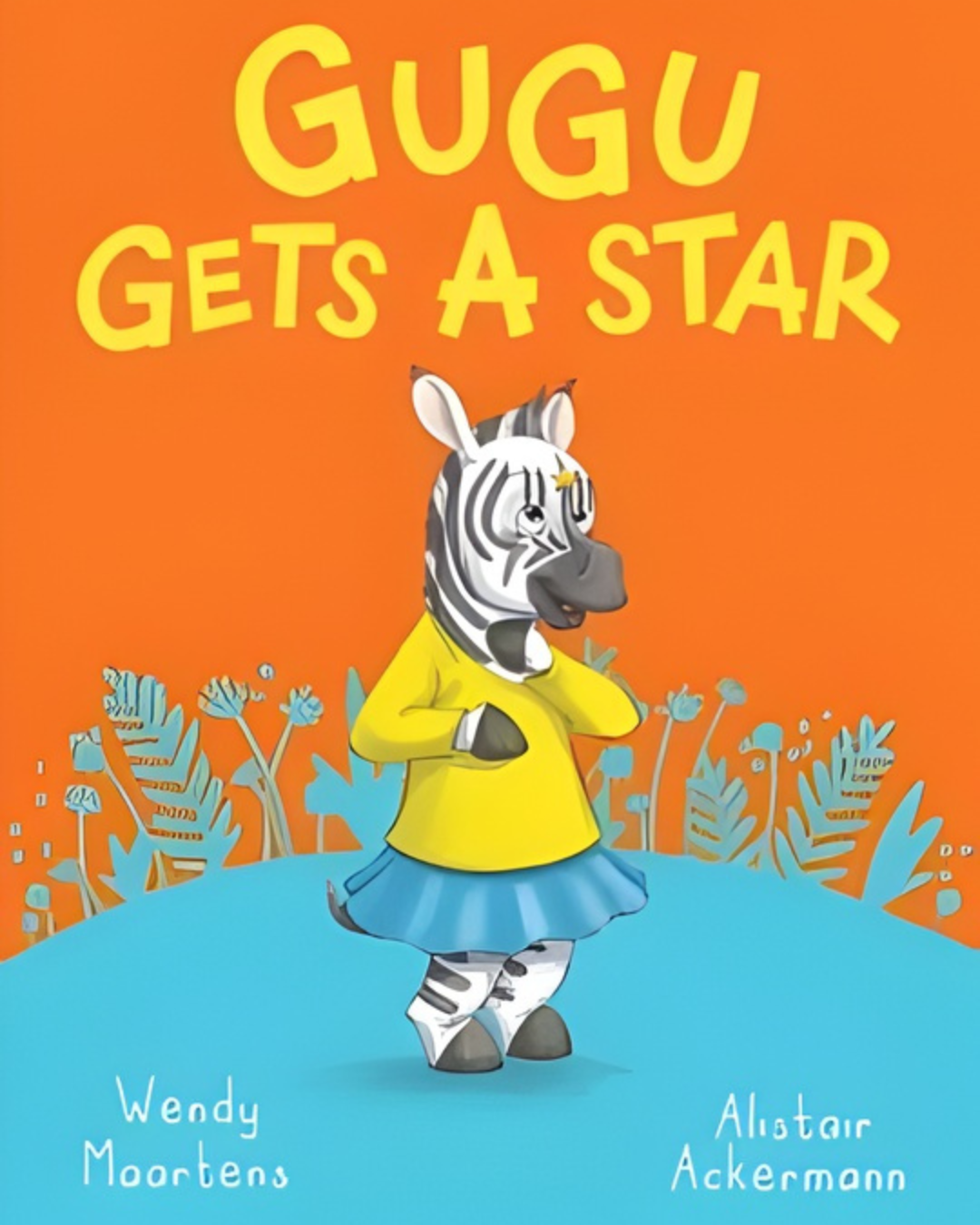 Cover of Gugu Gets a Star by Wendy Maartens, a children’s picture book about confidence and learning.