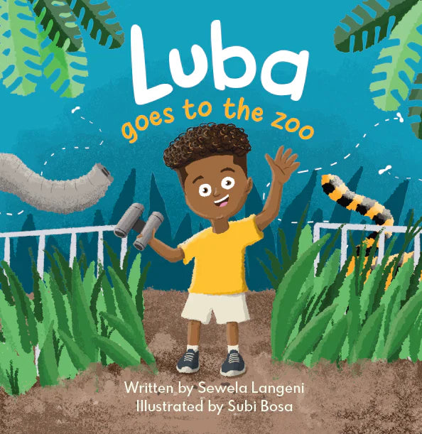 edelan kay, picture book, diverse children's books, luba goes to the zoo by sewala langeni, luba goes to the zoo, sewala langeni