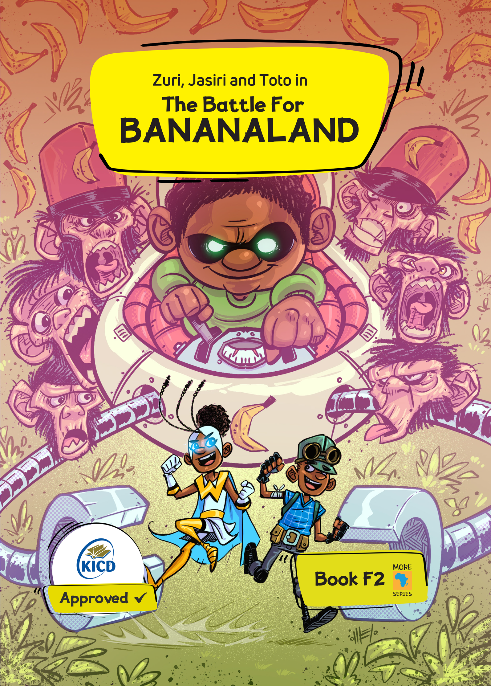 edelan kay, picture book, diverse children's books, the battle for bananaland by more africa series, the battle for bananaland, more africa series