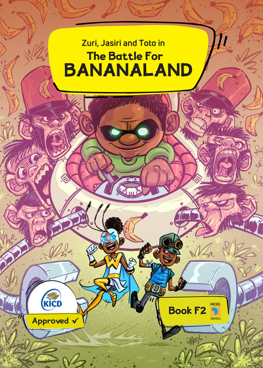 edelan kay, picture book, diverse children's books, the battle for bananaland by more africa series, the battle for bananaland, more africa series