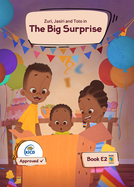 edelan kay, picture book, diverse children's books, the big surprise by more africa series, the big surprise, more africa series