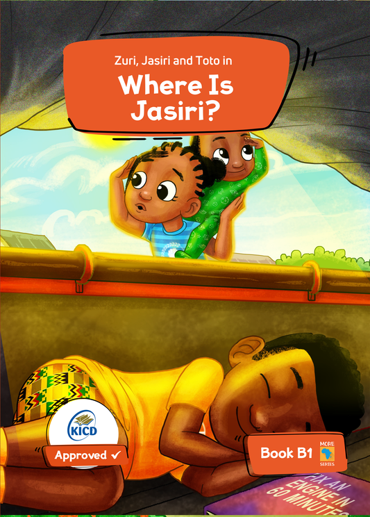 Where Is Jasiri? by MORE Africa Series, a Grade 1 children's early reader about family teamwork and finding Jasiri.